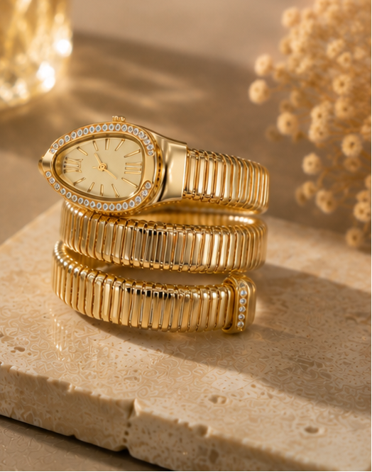 Luxora Gold Bracelet Watch - gold