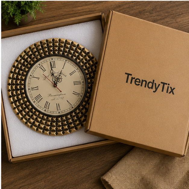 Golden Prism Handcrafted wooden Watch