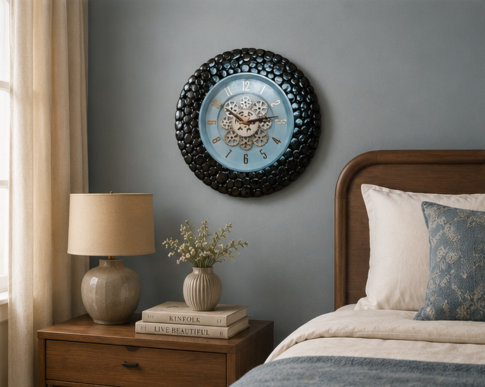 Steampunk Heritage Wall Wooden Wall Clock – Handcrafted