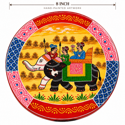 Handcrafted & Hand Painted Heritage Elephant With Beautiful Painting
