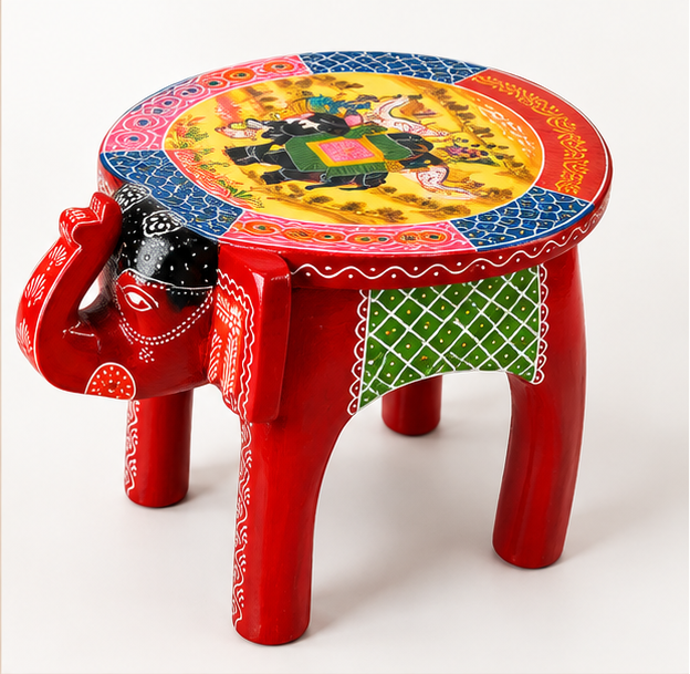 Handcrafted & Hand Painted Heritage Elephant With Beautiful Painting