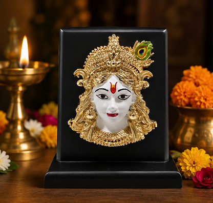 24K Gold Plated Lord Krishna Idol