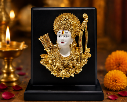 24K Gold Plated Lord Ram Idol