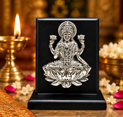 999 Silver Plated LaxmiJi Idol