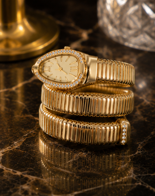 Luxora Gold Bracelet Watch - gold
