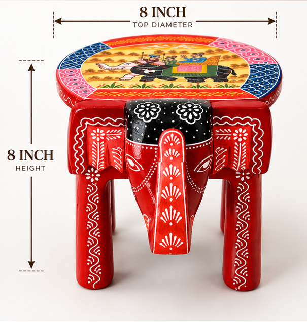 Handcrafted & Hand Painted Heritage Elephant With Beautiful Painting