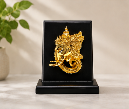 24K Gold Plated Ganesha Idol