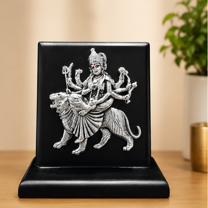 999 Silver Plated Durgaji Idol