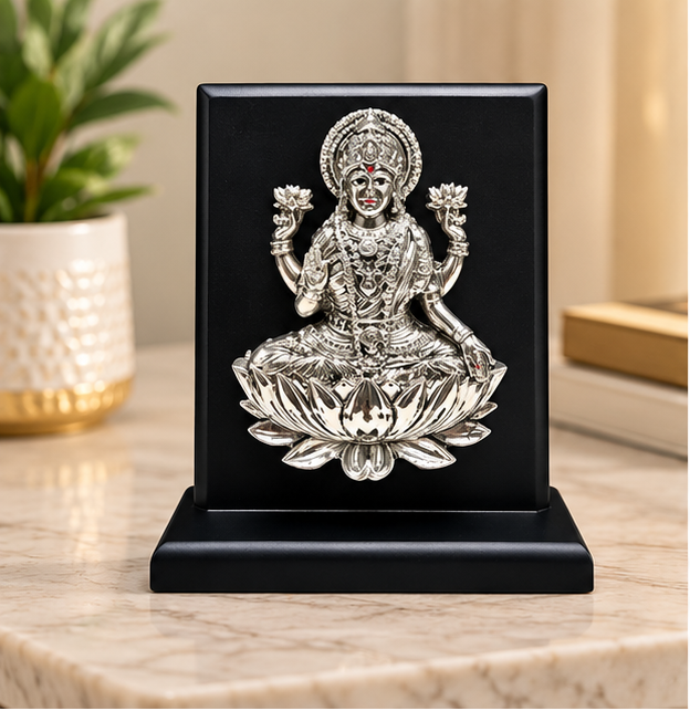 999 Silver Plated LaxmiJi Idol