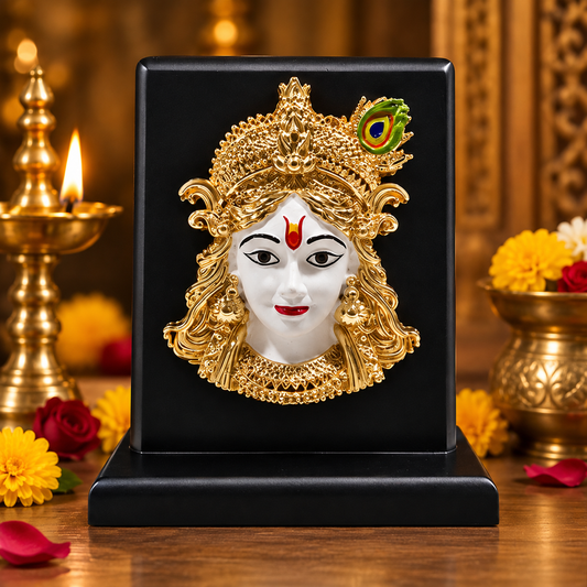 24K Gold Plated Lord Krishna Idol