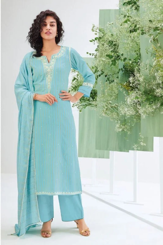 Ganga Fashions Nargis Cotton Salwar Suit With Dupatta