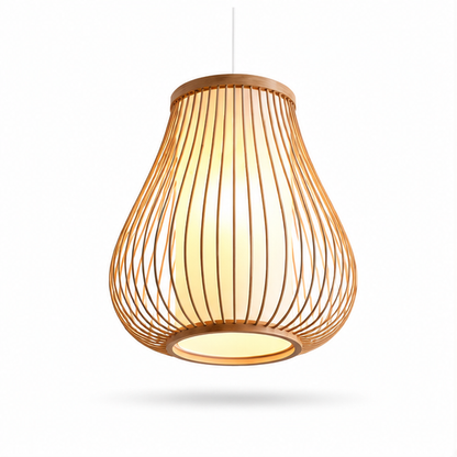 Trendytix Lumi Lantern Handcrafted Bamboo Pendant Lamp - 12 inch