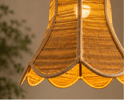 Trendytix Bloom Bell Handcrafted Bamboo Hanging Lamp