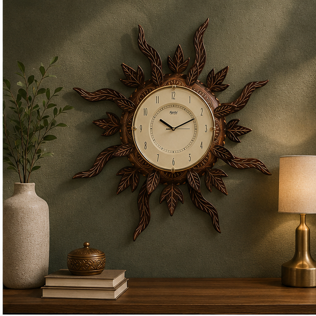 Leaf Radiance Handcrafted wooden Watch