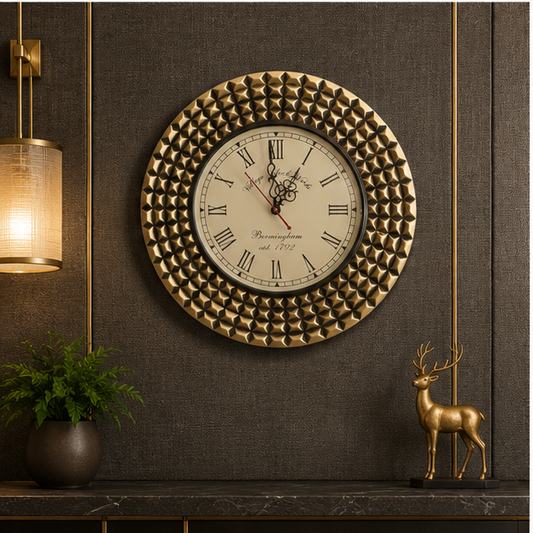Golden Prism Handcrafted wooden Watch