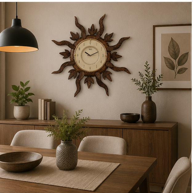 Leaf Radiance Handcrafted wooden Watch