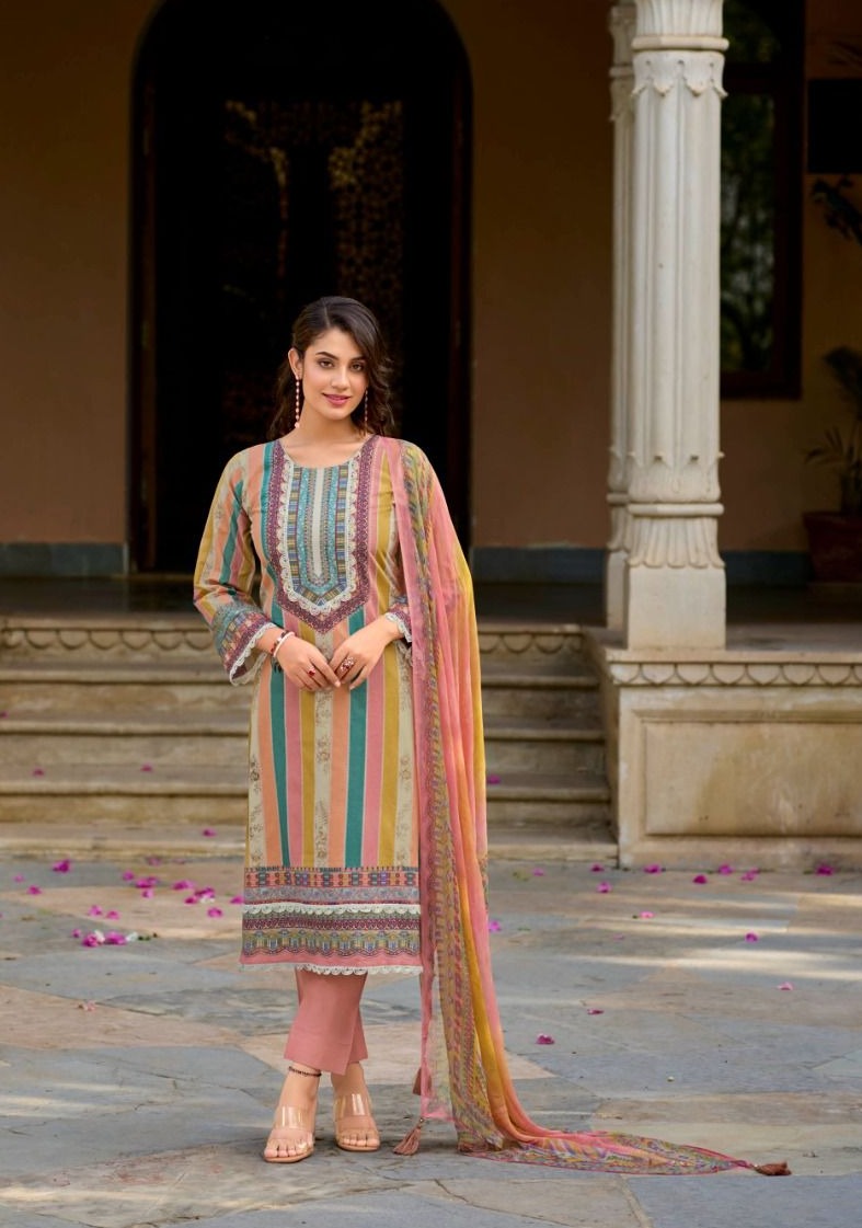 KILORY TRENDZ  HANIA Cotton Salwar Suit With Dupatta