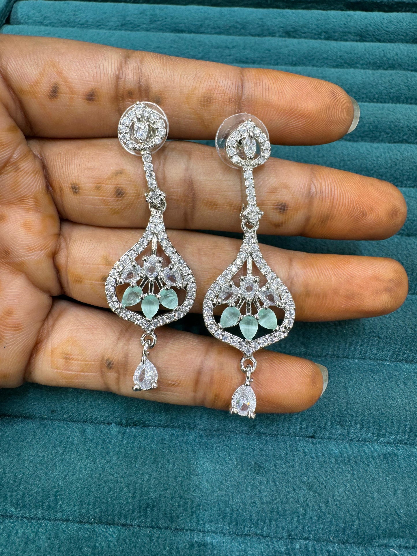 Premium American Diamond Handcrafted Earrings