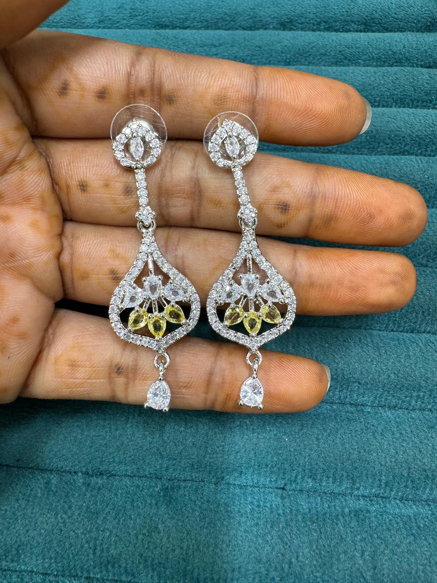 Premium American Diamond Handcrafted Earrings