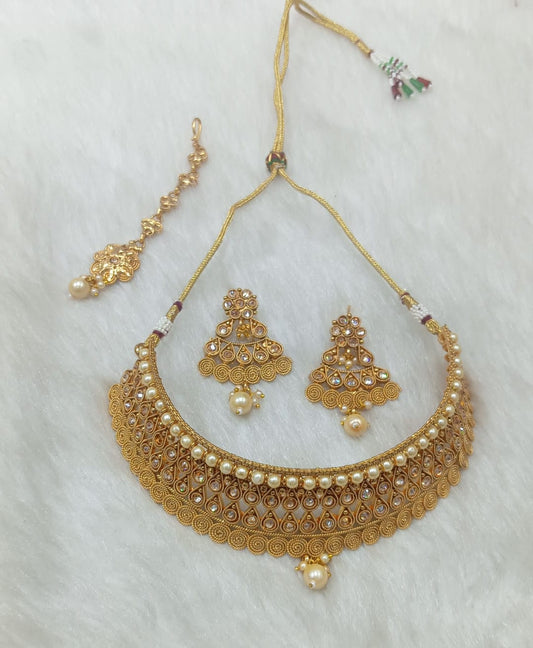 Trendy Premium Handcrafted ADORABLE Necklace Set - Celebrity Style