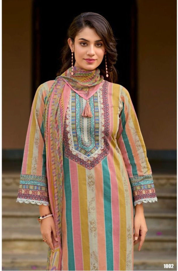 KILORY TRENDZ  HANIA Cotton Salwar Suit With Dupatta