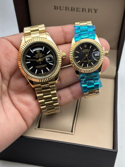 Branded Premium Quality Couple Watch