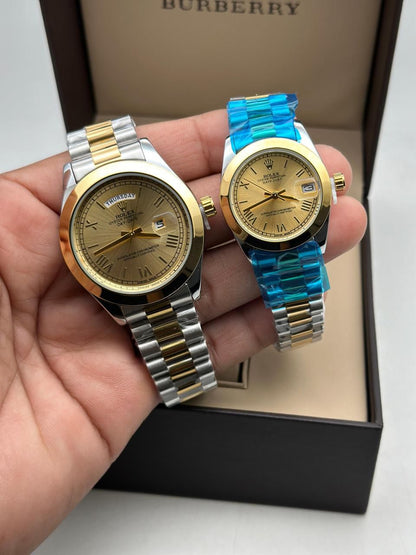 Branded Premium Quality Couple Watch