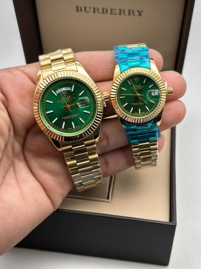 Branded Premium Quality Couple Watch