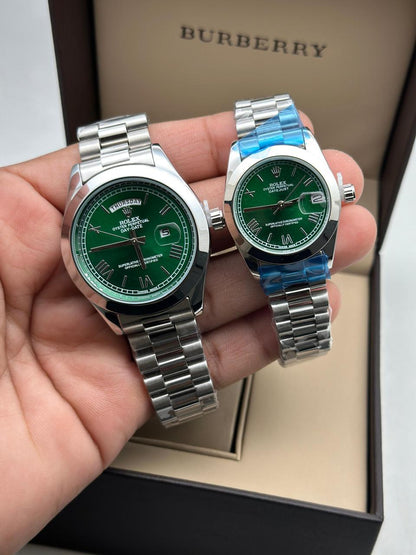 Branded Premium Quality Couple Watch