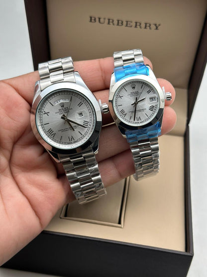 Branded Premium Quality Couple Watch