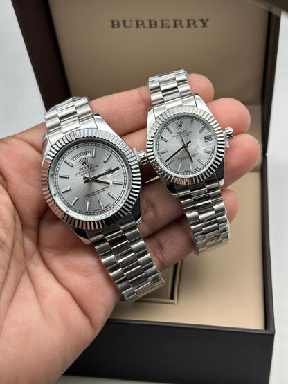 Branded Premium Quality Couple Watch