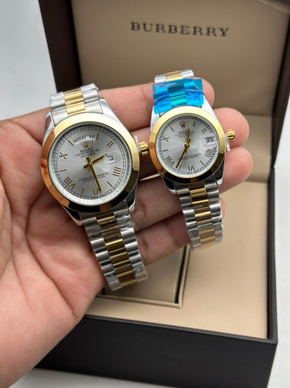 Branded Premium Quality Couple Watch