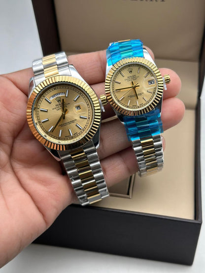 Branded Premium Quality Couple Watch