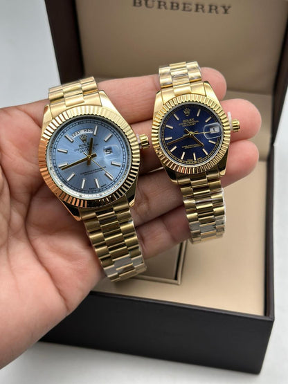 Branded Premium Quality Couple Watch