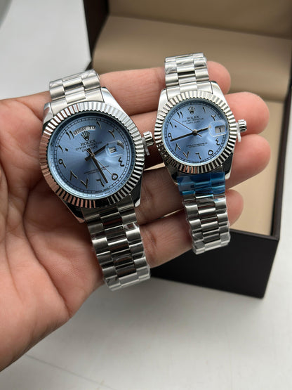 Branded Premium Quality Couple Watch