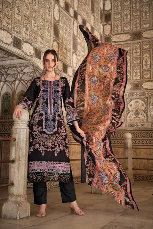 Zulfat Designer Studio Gulrez Cotton Suits Sets