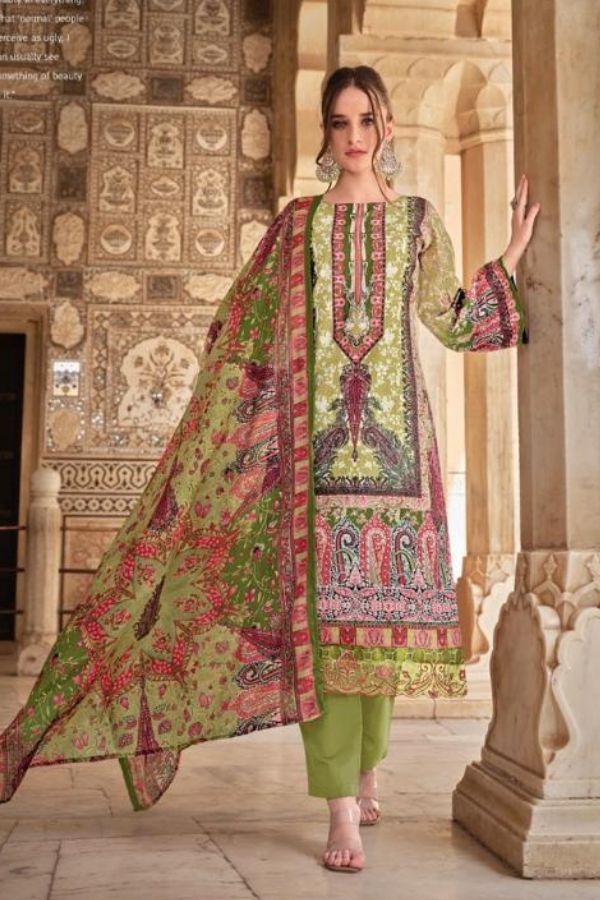 Zulfat Designer Studio Gulrez Cotton Suits Sets