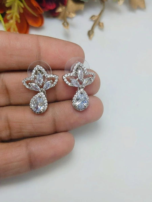 Veshakart Handcrafted Premium American Diamond Earrings