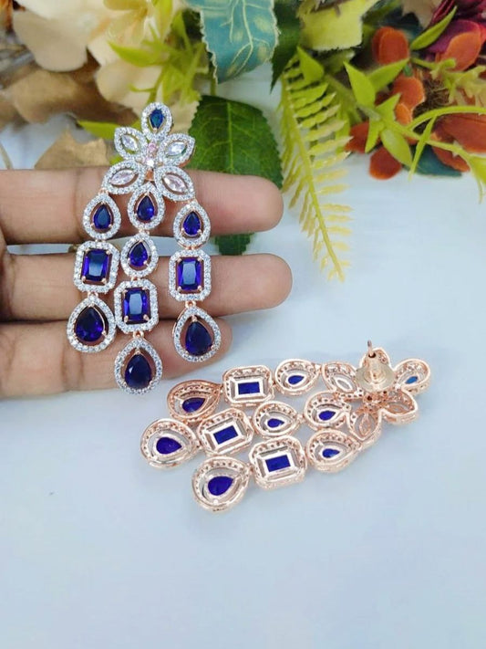 Veshakart Handcrafted Premium American Diamond Earrings