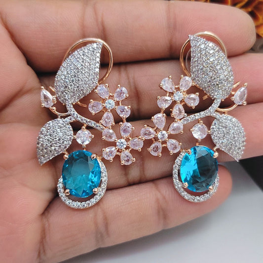 Veshakart Handcrafted Premium American Diamond Earrings