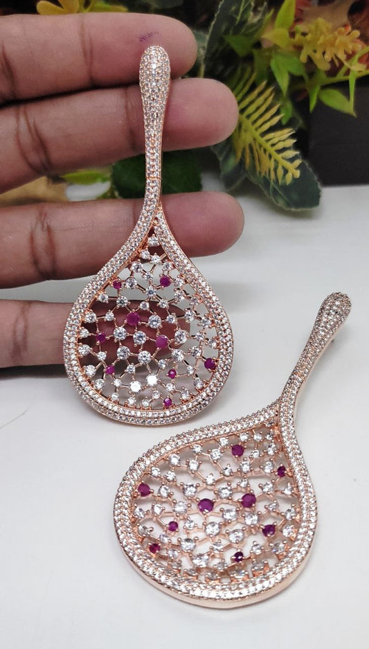 Veshakart Handcrafted Premium CZ Earrings