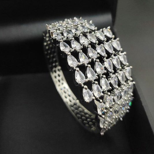 Premium quality CZ openable kada bracelet