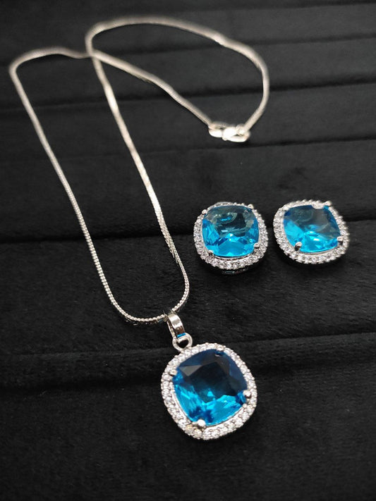 Premium quality CZ Pendant set