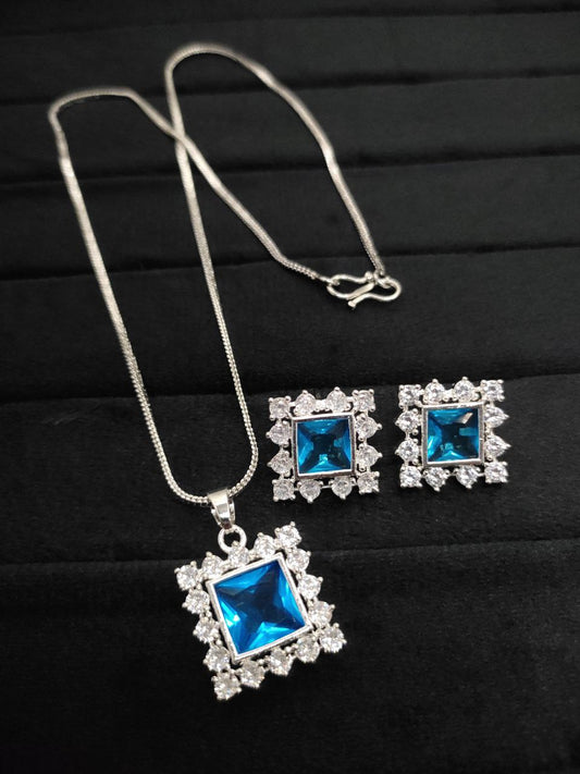 Premium quality CZ Pendant set