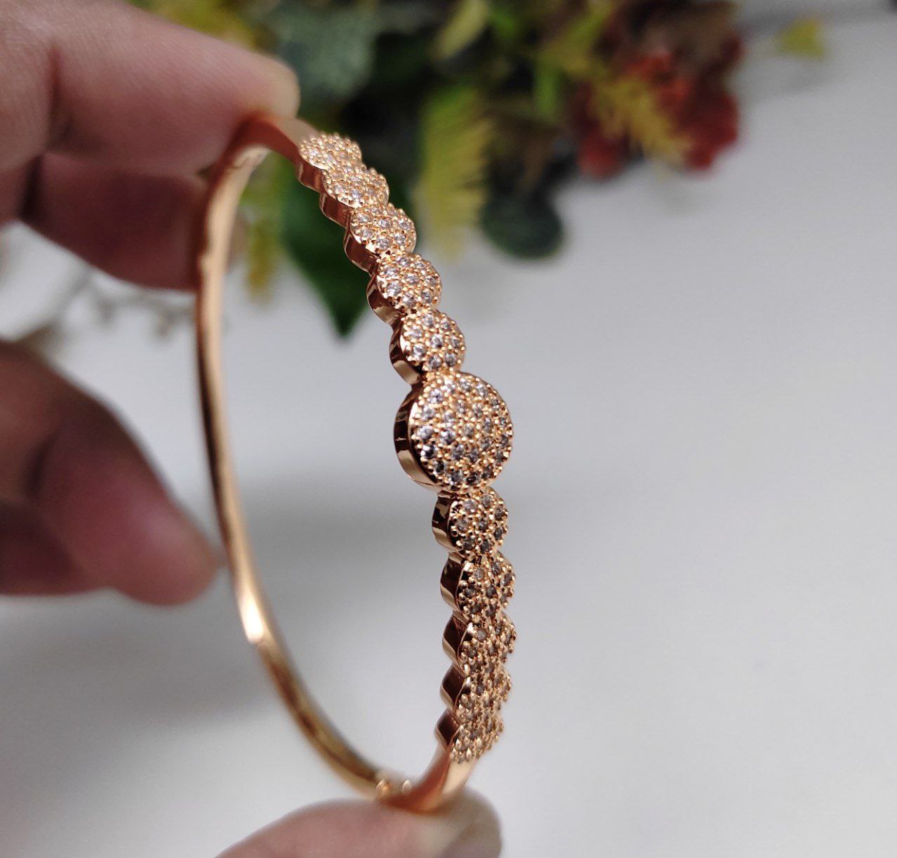 Premium delicate handcrafted anti tarnish cz bracelet