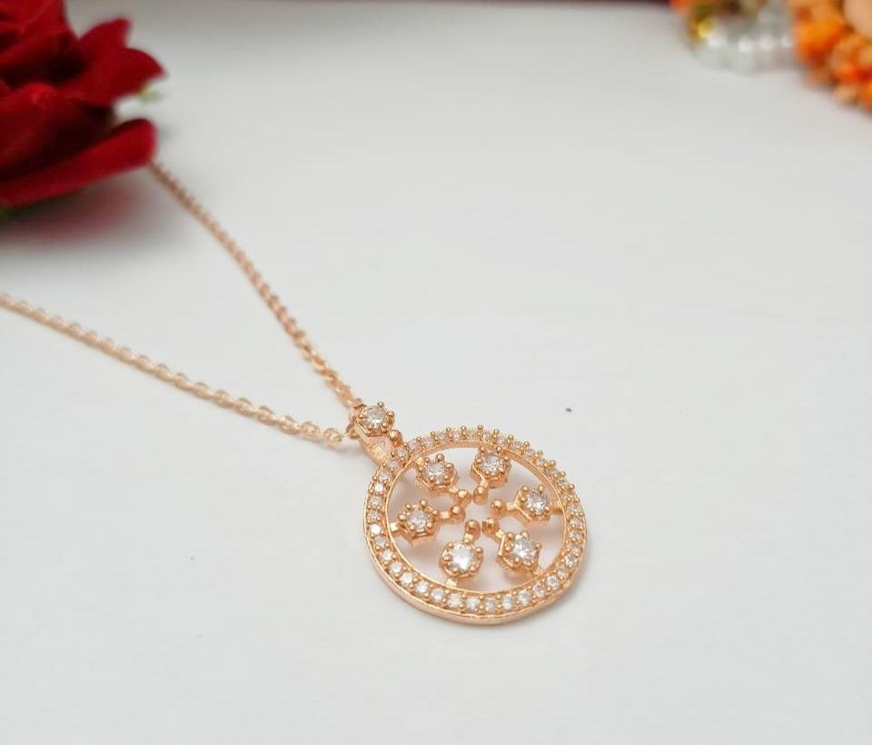 Premium quality American Diamond pendant