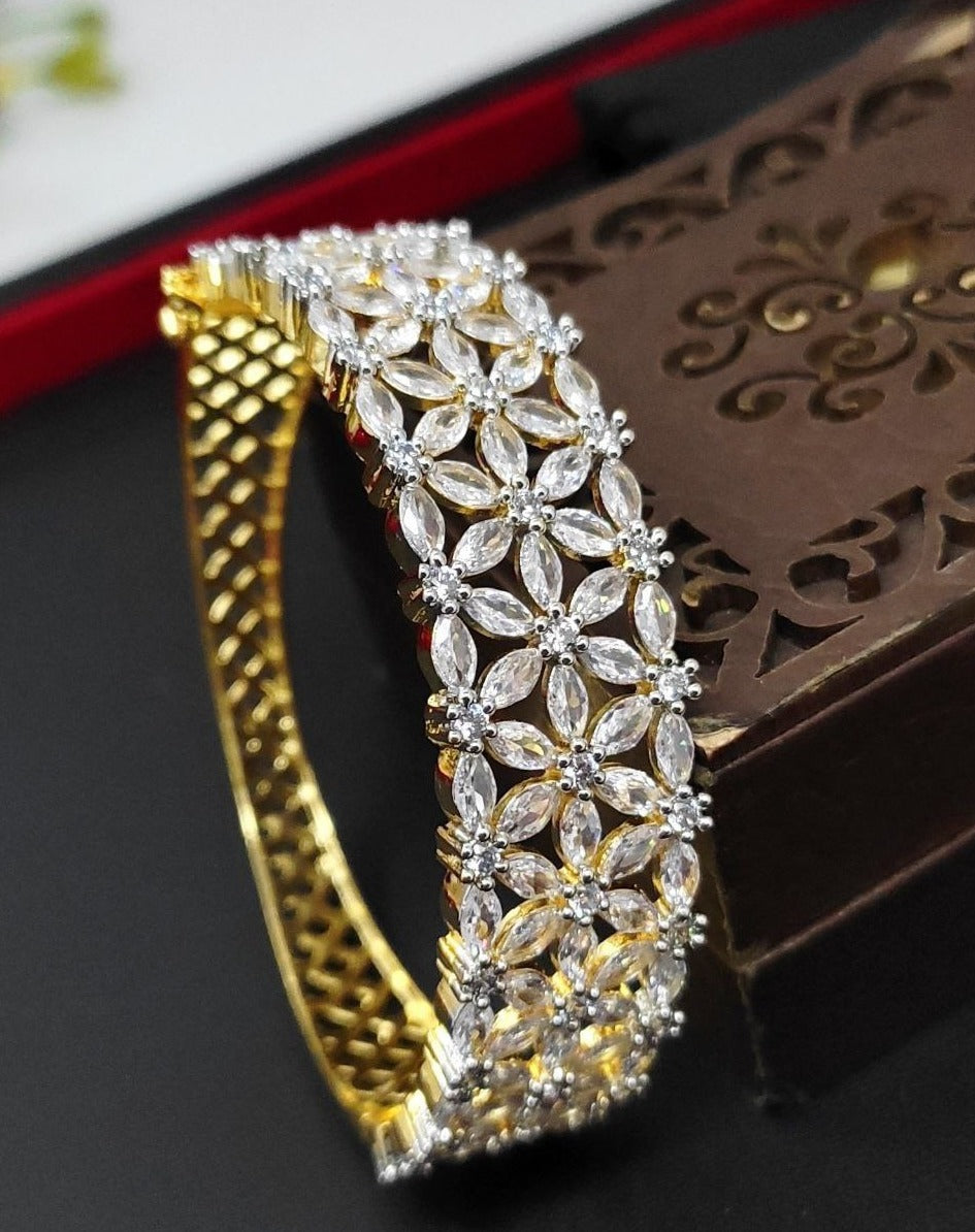 Premium delicate handcrafted anti tarnish American Diamond bracelet