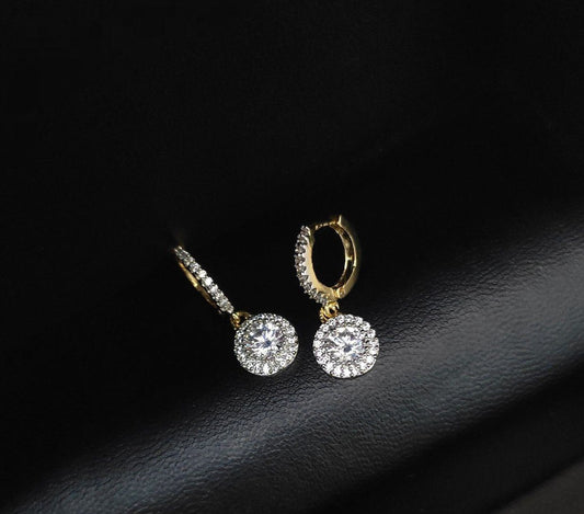 Veshakart Premium American Diamond Handcrafted Earrings