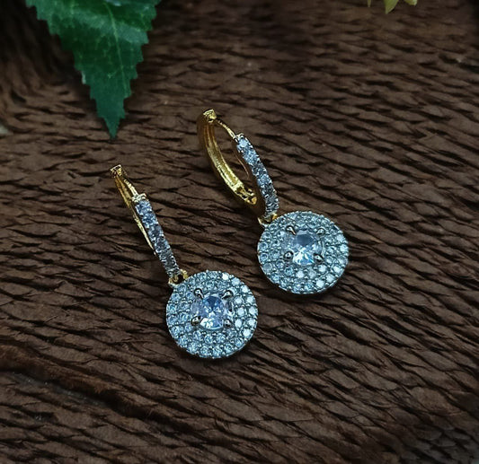 Veshakart Premium American Diamond Handcrafted Earrings