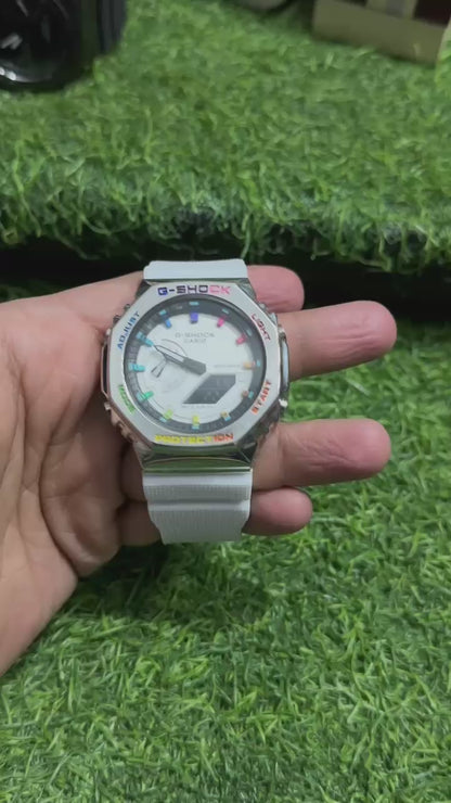 Luxurious Premium Sport Rainbow Dial  Watch for UNISEX